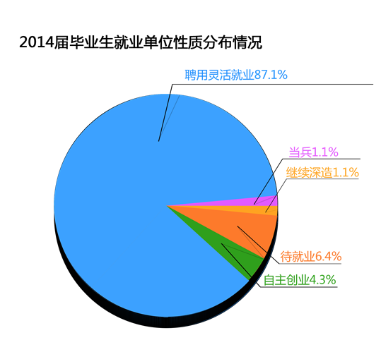 必威西汉姆联2014年毕业生就业分布流向分析